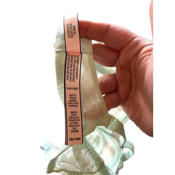 Victoria’s Secret Dream Angels Bra Green Size 36C - Picture 3 of 11